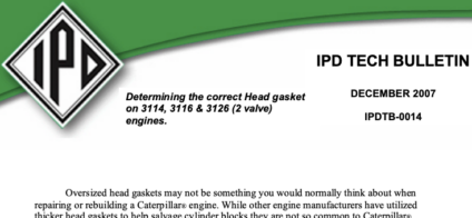 Correct Head Gasket