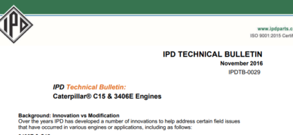 C15 & 3406E Engines