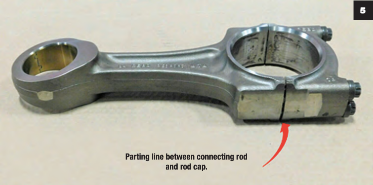 most common connecting rod designs used today in the ISX engines 