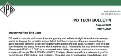 Understanding Ring End Gaps in Engine Rebuilds