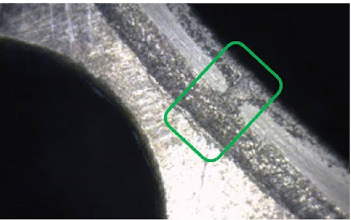 worn­ liner flange