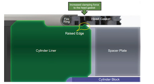 Liner protrusion